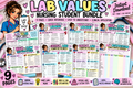 Nursing Lab Values Bundle | Lab Values Cheat Sheet | Critical Labs