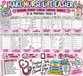 Nursing Student Clinical Survival Bundle | 16-Page Clinical Nursing Printable Pack
