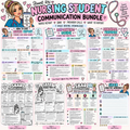 Nursing Student Communication Bundle | SBAR Cheat Sheet | Nurse Communication