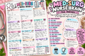 Med-Surg Nurse Brain Sheet | 1-Page Patient Assessment Organizer